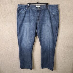 Alexander‎ Julian Colours Jeans Mens 48x32 (48x30) Blue Straight Dark Wash Denim